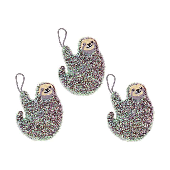 Sloth Scrub Sponges set of 3 - Image 2
