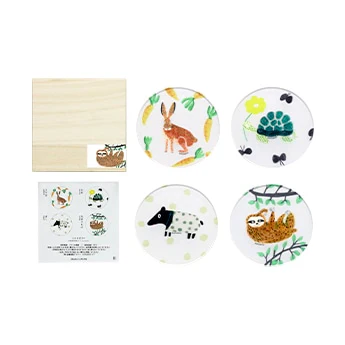 emoemo×toumei coaster set B